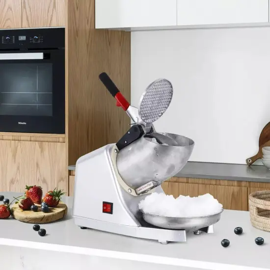 Ice Shaver Machine Snow Cone Maker Shaved Ice 143 lbs Electric Crusher Shaving {3}
