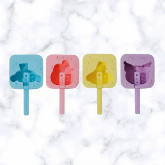 Kitty & Friends Popsicle Silicone Mold SET OF 4 {3}