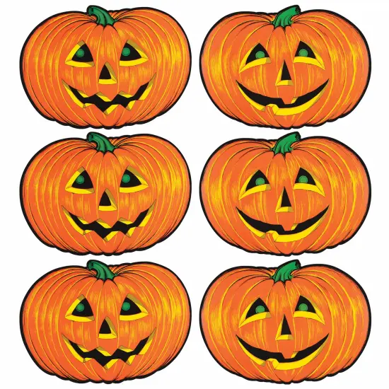 Beistle - Jack-O-Lantern Cutouts - 10" x 14" - 12 Pack {1}