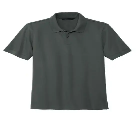 Mercer+Mettle&reg; Stretch Heavyweight Pique Polo Anchor Grey {1}