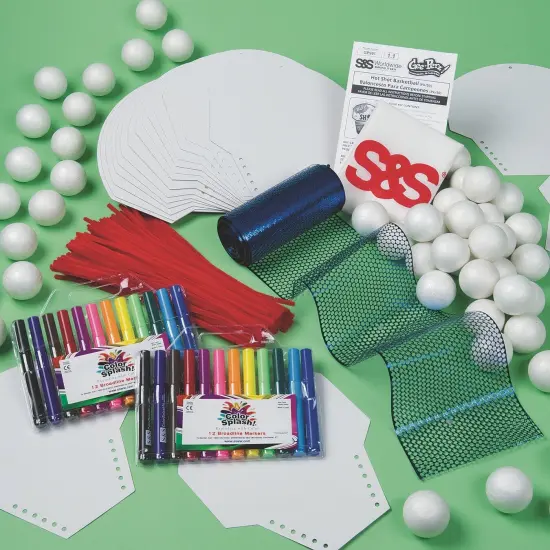 Hot Shot Basketball Craft Kit (Pack of 50) {3}