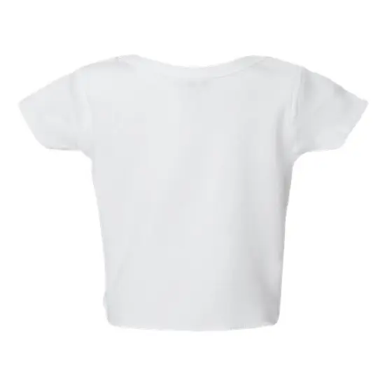 Rabbit Skins&reg; Infant Baby Rib Tee - 3400 White {2}