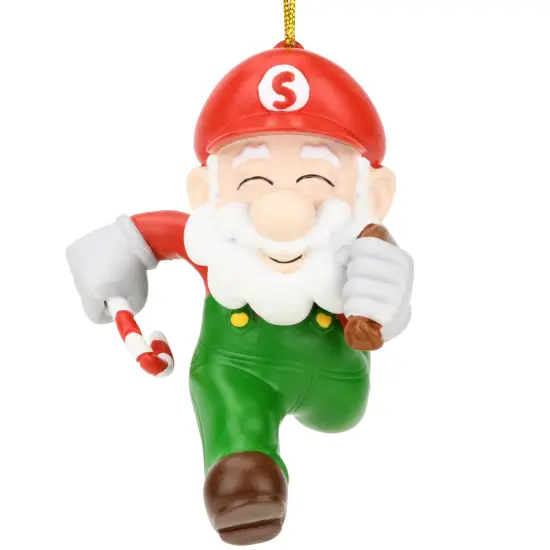 Tree Buddees Super Santa and Elf Bros - Fun & Unique Gamer Christmas Ornaments Super santa {3}