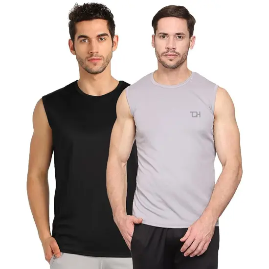 C2 Sport&reg; Crew neck Sleeveless T-Shirt True navy {6}