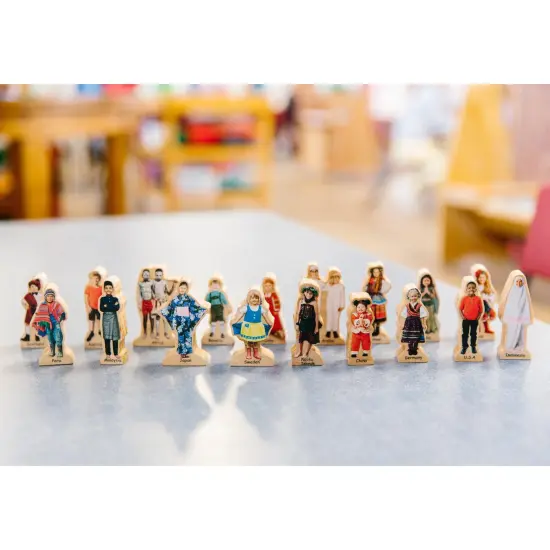 People Around the World Wooden Blocks - Set of 18 - Ages 1+ {4}