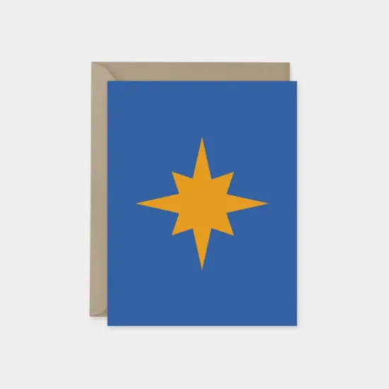 Minimalist Holiday Card, Christmas North {1}