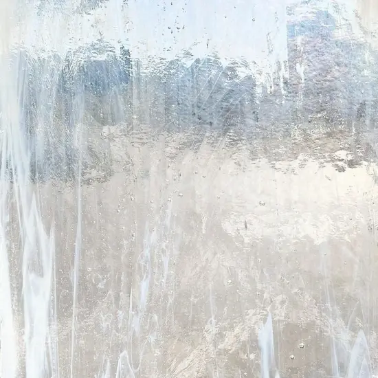 Wissmach COE 96-57 Crystal White Prisma Fusible Glass Sheet {1}