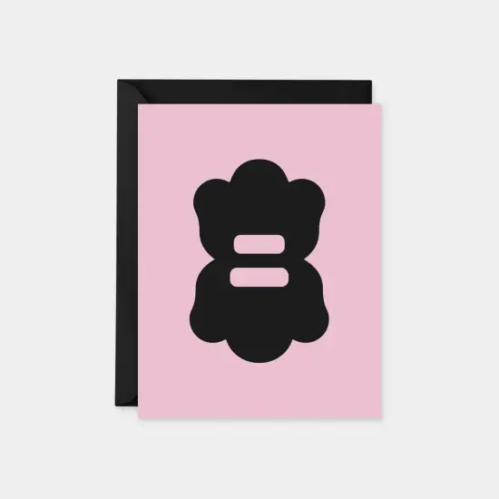 Birthday Age Card, Ornate Number {3}