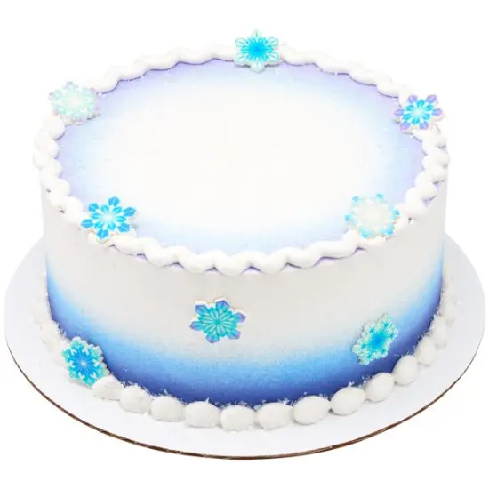 Snowflakes Assortment Sweet Décor® Edible Decorations 12ct {3}