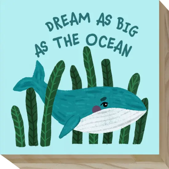 Under the Sea Nursery Wood Wall D&eacute;cor Set {4}