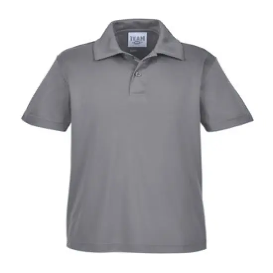 Team&reg; Youth Zone Performance Polo Sport Graphite {1}