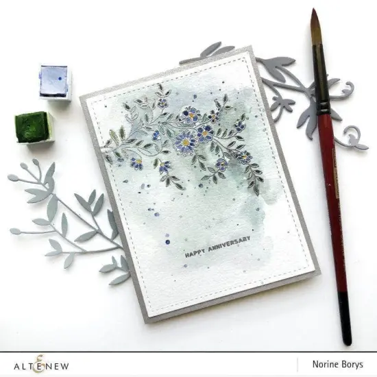 Antique Silver Crisp Embossing Powder {2}