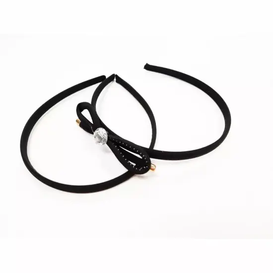 Kitcheniva 8 Pcs Women Girl Satin Fabric Cove Anti-slip Ribbon Headbands {3}