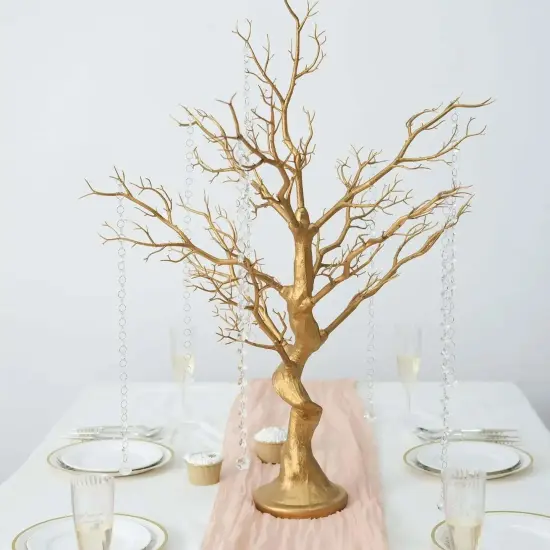 34" Gold MANZANITA TREE with Garlands Wedding Party CENTERPIECES {1}