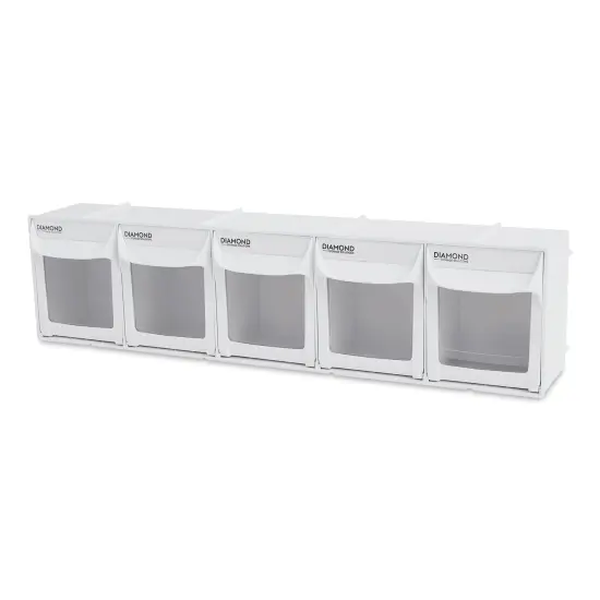Diamond Storage Solutions - 5 Tip Out Bins, Full Width {1}