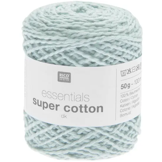 Rico Essentials Super Cotton DK - 100% Cotton - #019 Mint {1}