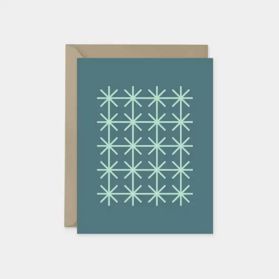 Minimalist Holiday Line Art Card No. 9, {1}