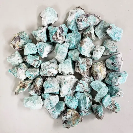 Raw Amazonite Crystal Rough Stones {3}