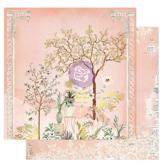 Prima Marketing The Plant Department Collection 12x12 Sheet - The Plant Department Collection - 12"x12" w/ foil details for Scrapbooking, Journaling Supplies, Planners, Kid DIY Art Crafts, Bullet Journal (10 SHEETS) {1}