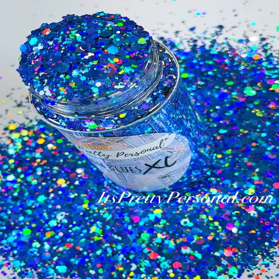 &ldquo;Denim Blues XL&rdquo;- Holographic XL {4}