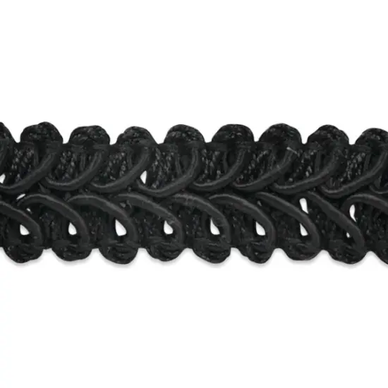 10 yards of Alice Classic Woven BraidTrim | 10 yard cut Black {1}