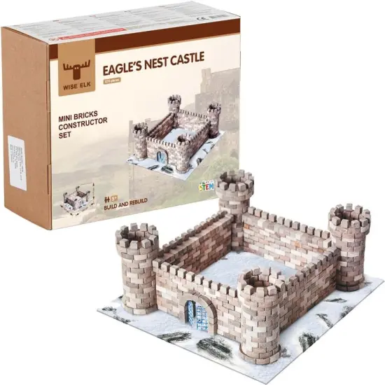 Mini Bricks Construction Set - Eagle's Nest Castle {1}