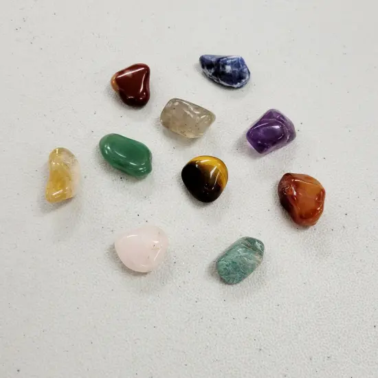 10 PIECE Small Tumbled Crystals Set {3}