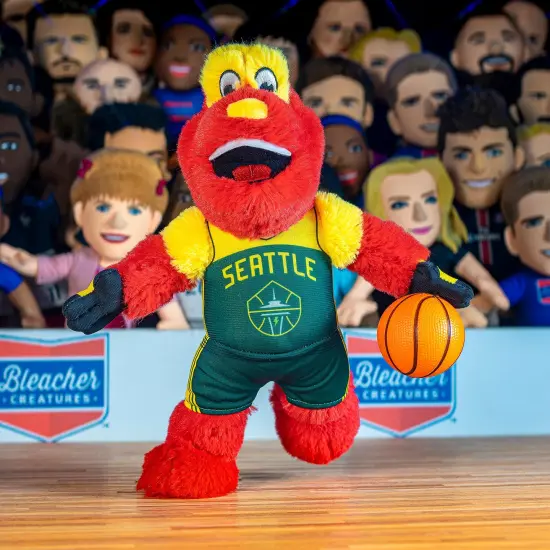 Bleacher Creatures Seattle Storm Doppler 10" Mascot Plush Figure {4}