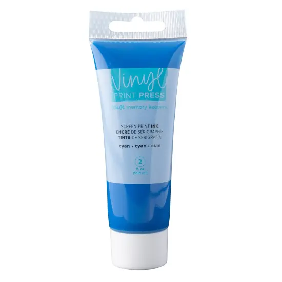 We R Vinyl Print Press Screen Print Ink 2oz-Cyan {1}