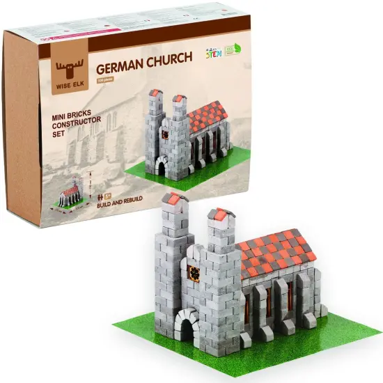 Mini Bricks Construction Set - German Church {1}