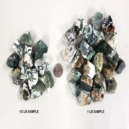 Tree Agate Crystal Stones - Rough Stones Bulk {4}