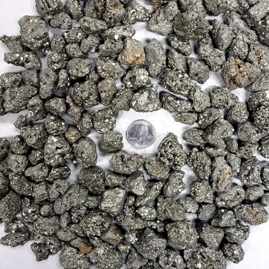 Pyrite Crystal Small Chunks - Rough Stones Bulk {3}