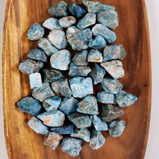 Blue Apatite - Rough Stones Bulk {3}