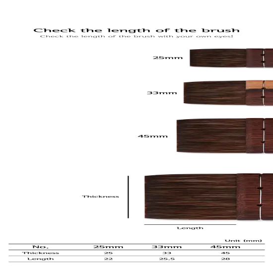 Herend Brush FF-1004 Flat Brush (Chipmunk) {7}