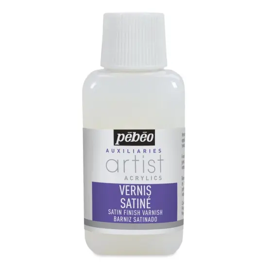 Pebeo Acrylic Polymer Varnish - Satin, 250 ml bottle {1}