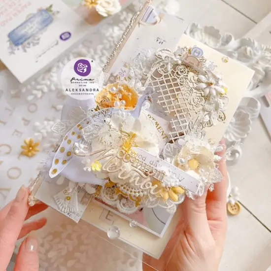 Prima Marketing The Plant Department Collection Flowers - Spring Florals - 9 pcs / mulberry paper for Scrapbooking, Journaling Supplies, Planners, Kid DIY Art Crafts, Bullet Journal {4}