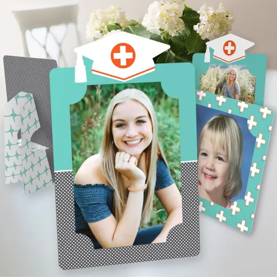 Big Dot of Happiness Medical School Grad - Doctor Graduation Party 4x6 Picture Display - Paper Photo Frames - Set of 12 {1}