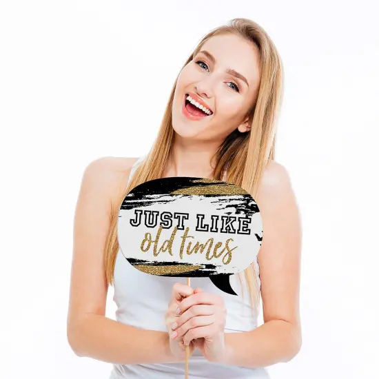 Big Dot of Happiness Reunited - School Class Reunion Party Photo Booth Props Kit - 20 Count {4}