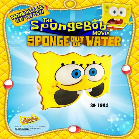 Spongebob Squarepants Sun-Staches 1 Pieces {2}