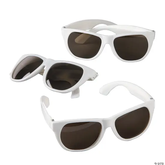 White Nomad Sunglasses 12 Pieces {2}