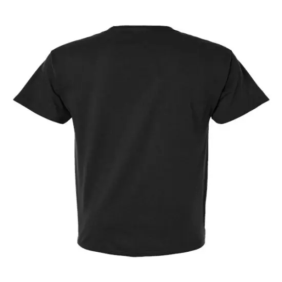 Hanes&reg; Essential-T Pocket Crew Neck Short Sleeve T-Shirt Black {2}