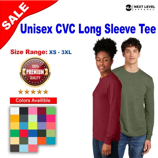 Next Level&reg; Unisex CVC Long Sleeve Tee White {2}