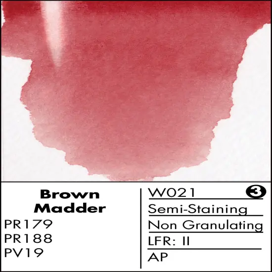 Grumbacher Finest&trade; Watercolor Brown Madder {2}