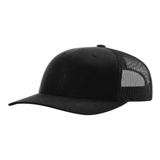 Richardson&reg; Sustainable Trucker Cap Black {1}