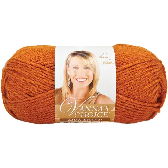 (12 Pack) Lion Brand Vanna's Choice Yarn - Rust {2}