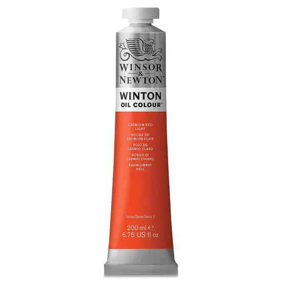 Winsor & Newton Winton Oil Color - Cadmium Red Light, 200 ml tube {2}