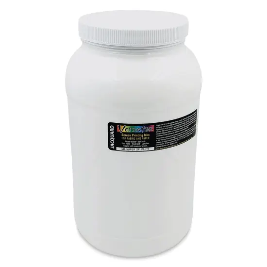 Jacquard Versatex Screen Printing Ink - Super Opaque White, 128 oz jar {1}