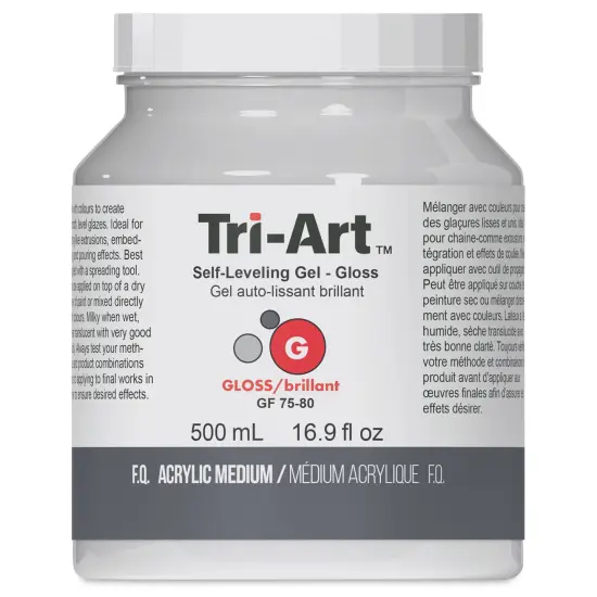 Tri-Art Self-Leveling Gel Medium - Gloss, 500 ml {1}