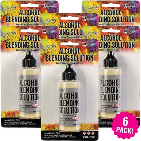 Multipack of 6 - Tim Holtz Alcohol Ink Blending Solution 2oz {3}