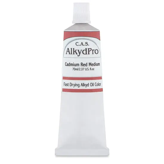 CAS AlkydPro Fast-Drying Alkyd Oil Color - Cadmium Red Medium, 70 ml tube {1}